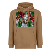 Toasted Coconut Chicken Heavyweight Hoodie - CowhideDigitalArt