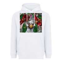 White Chicken Heavyweight Hoodie - CowhideDigitalArt