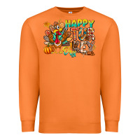 Carrot Happy Turkey Day Premium Sweatshirt - CowhideDigitalArt
