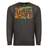Smoke Happy Turkey Day Premium Sweatshirt - CowhideDigitalArt