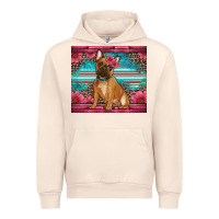 Sandshell french bulldog floral Urban Hoodie - Artiststas