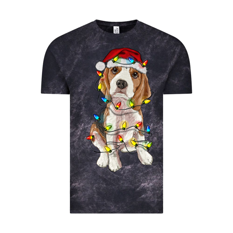 Christmas Beagle Vintage Tee by RanaPortraitStore | Teevron