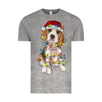 Cloud Rock christmas beagle Vintage Tee - RanaPortraitStore