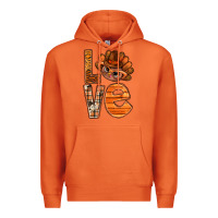 Carrot thanksgiving with turkey love bbs Premium Hoodie - BundleAndBundleShop