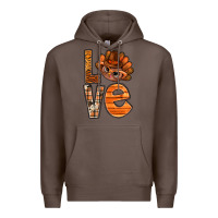 Coffee thanksgiving with turkey love bbs Premium Hoodie - BundleAndBundleShop