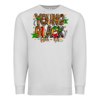 Dove Grey young black free ish Premium Sweatshirt - CowhideDigitalArt