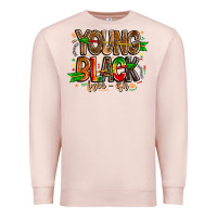 Pale Pink young black free ish Premium Sweatshirt - CowhideDigitalArt