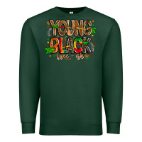 Sports Green young black free ish Premium Sweatshirt - CowhideDigitalArt