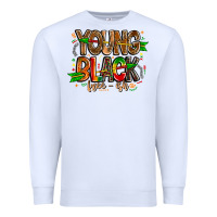 White young black free ish Premium Sweatshirt - CowhideDigitalArt