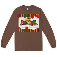 Chestnut juneteenth black power Long Sleeve Tee - TumblerDesignByShophia