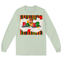 Matcha juneteenth black power Long Sleeve Tee - TumblerDesignByShophia