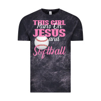 This Girl Jesus And Softball Vintage Tee | Teevron