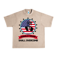 French Oak DONALD TRUMP 2016 WE SHALL OVERCOMB Urban Heavy Tee - Bettercallsaul