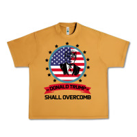 Peanut Butter DONALD TRUMP 2016 WE SHALL OVERCOMB Urban Heavy Tee - Bettercallsaul