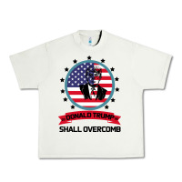 Pistachio DONALD TRUMP 2016 WE SHALL OVERCOMB Urban Heavy Tee - Bettercallsaul
