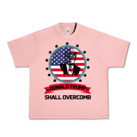 Salmon DONALD TRUMP 2016 WE SHALL OVERCOMB Urban Heavy Tee - Bettercallsaul