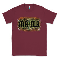 Burgundy Camouflage Patterned Mama Tried Classic Tee - Bettercallsaul