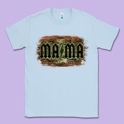 Camouflage Patterned Mama Tried Classic Tee Designed By Bettercallsaul