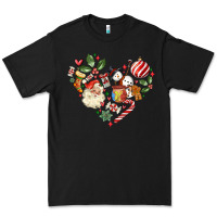Black christmas heart Premium Tee - MaliasSmallBusiness