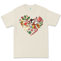 Bone christmas heart Premium Tee - MaliasSmallBusiness