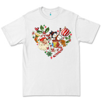 White christmas heart Premium Tee - MaliasSmallBusiness