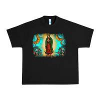 Black gemstone our lady of guadalupe Urban Heavy Tee - JahusDesignShop
