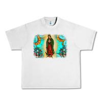 Lunar Rock gemstone our lady of guadalupe Urban Heavy Tee - JahusDesignShop
