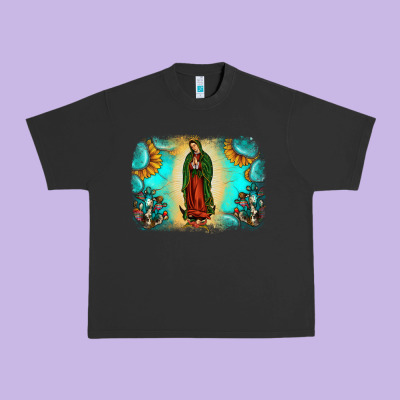 Gemstone Our Lady Of Guadalupe Urban Heavy Tee Designed By Jahusdesignshop