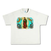 Pistachio gemstone our lady of guadalupe Urban Heavy Tee - JahusDesignShop