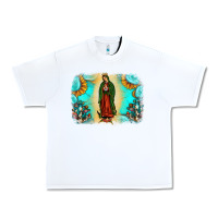 White gemstone our lady of guadalupe Urban Heavy Tee - JahusDesignShop