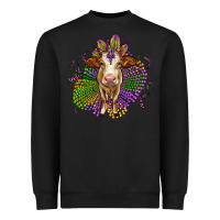 Black simmental mardi gras Heavyweight Sweatshirt - OliviaCreatesArt