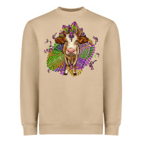 Mushroom simmental mardi gras Heavyweight Sweatshirt - OliviaCreatesArt