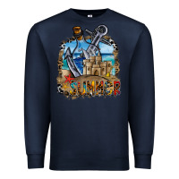 Navy summer min Premium Sweatshirt - CowhideDigitalArt