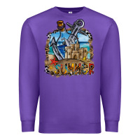 Purple summer min Premium Sweatshirt - CowhideDigitalArt