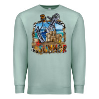 Seafoam summer min Premium Sweatshirt - CowhideDigitalArt