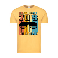 Vintage Mustard This İs My 70'S Costume Vintage Tee - Bettercallsaul