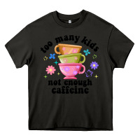 Asphalt too many kids not enough caffeine Heavy Core Tee - JahusDesignShop