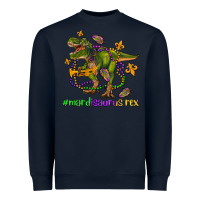 Navy mardi saurus rex olivia Heavyweight Sweatshirt - OliviaCreatesArt
