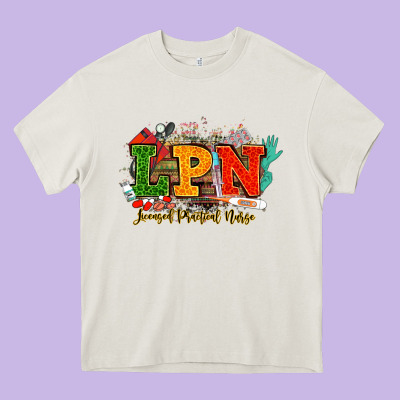 Lpn Licensed Practical Nurse Juneteenth Heavy Core Tee Designed By Nancycooperartshop