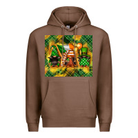 Chestnut St. Patrick's Day gnome Premium Hoodie - FaDigitalArtStudio