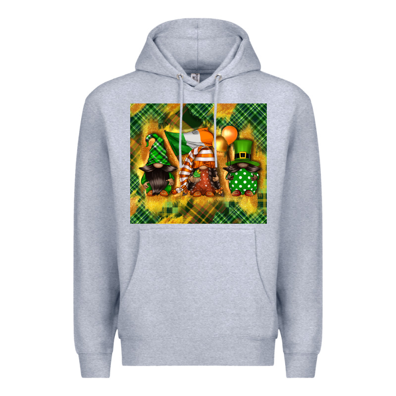 St. Patrick's Day Gnome Premium Hoodie by FaDigitalArtStudio | Teevron