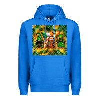 True Royal St. Patrick's Day gnome Premium Hoodie - FaDigitalArtStudio
