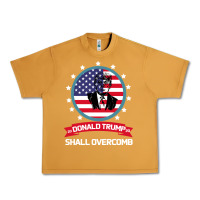 Peanut Butter DONALD TRUMP 2016 WE SHALL OVERCOMB Urban Heavy Tee - Bettercallsaul