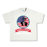 Pistachio DONALD TRUMP 2016 WE SHALL OVERCOMB Urban Heavy Tee - Bettercallsaul