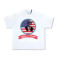 White DONALD TRUMP 2016 WE SHALL OVERCOMB Urban Heavy Tee - Bettercallsaul