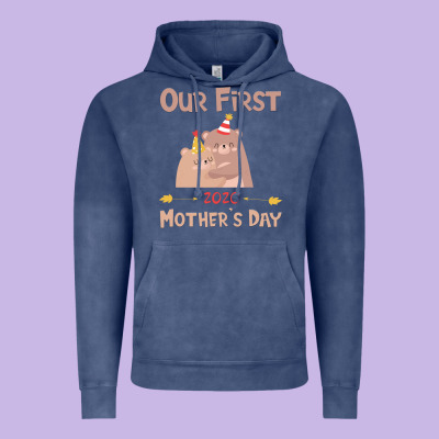 Our First Mother's Day Vintage Hoodie Designed By Bettercallsaul