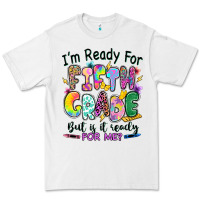 White I'm ready for fifth grade but is it ready for me Premium Tee - RanaPortraitStore