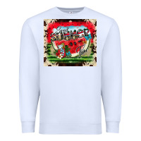 White summer vibes Premium Sweatshirt - CowhideDigitalArt