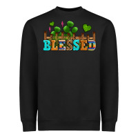 Black blessed olivia Heavyweight Sweatshirt - OliviaCreatesArt