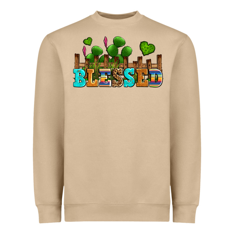 Blessed Olivia Heavyweight Sweatshirt by OliviaCreatesArt | Teevron